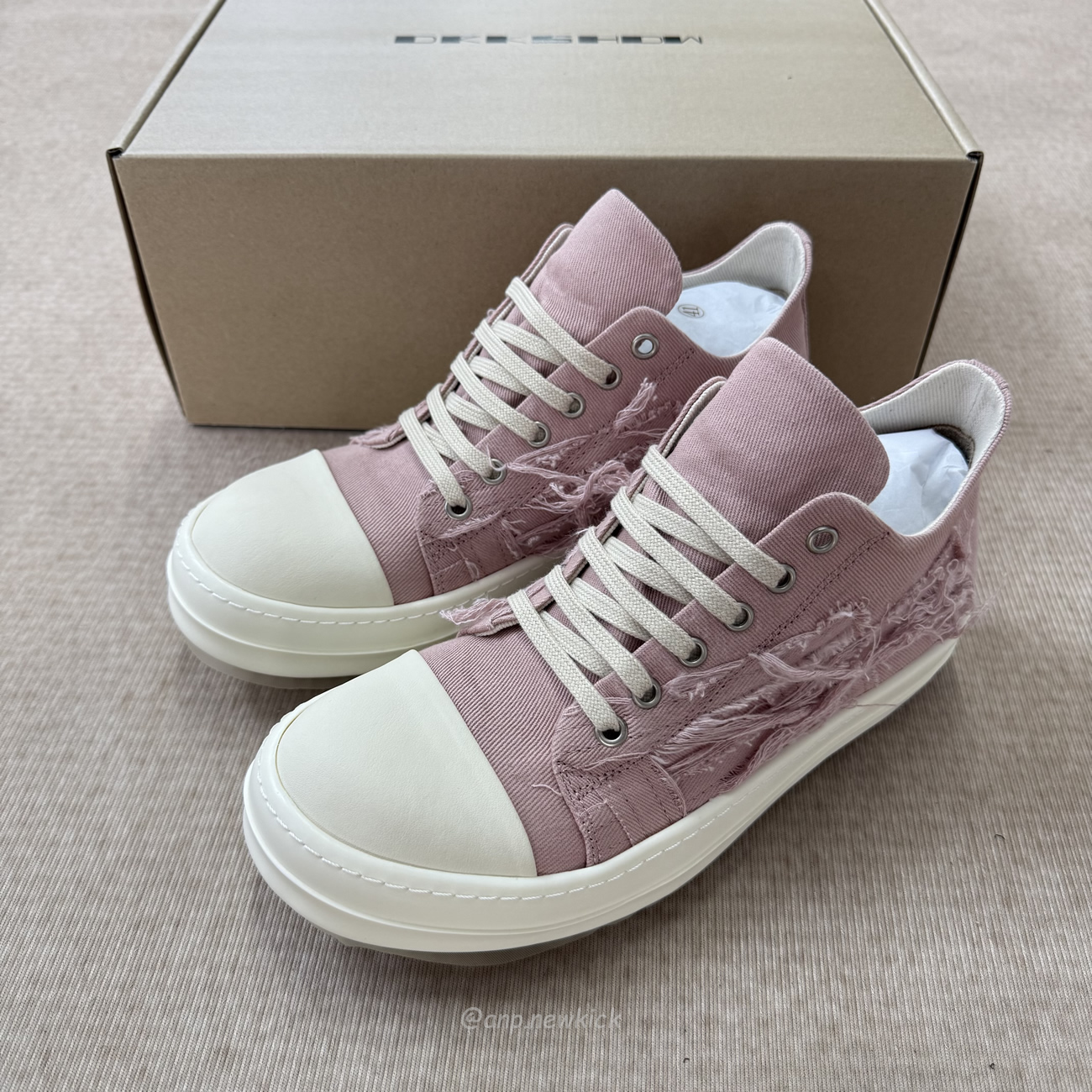 Rick Owens Drkshdw Slashed Low Sneakers (3) - www.newkick.org